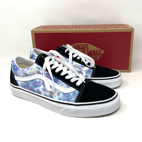 Vans Old Skool Low Top mens Size Blue Black Tie Dye Skateboarding VN0A5AO96GF - Picture 7 of 12